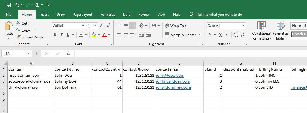 Excel file example screenshot